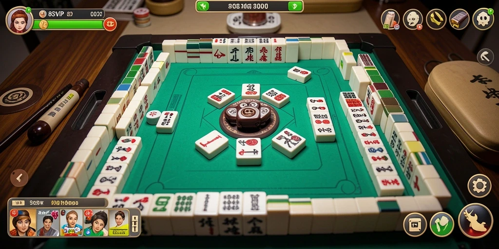 Tampilan menarik gameplay Mahjong di 8SVIP yang menyenangkan.