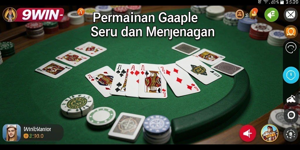 Tampilan gameplay seru dan interaktif dari 9WIN.