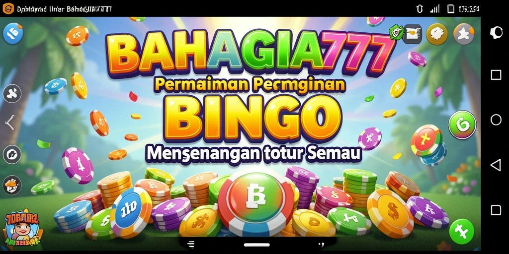 Tampilan gameplay seru dari BAHAGIA777 dengan berbagai pilihan bingo.