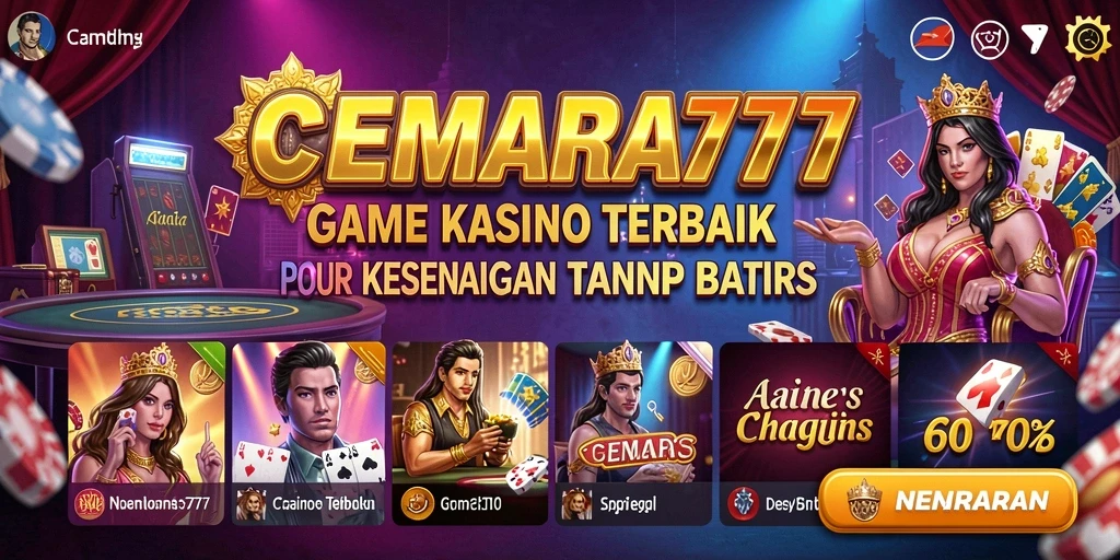 Gameplay menarik di CEMARA777 dengan beragam opsi permainan Kasino.