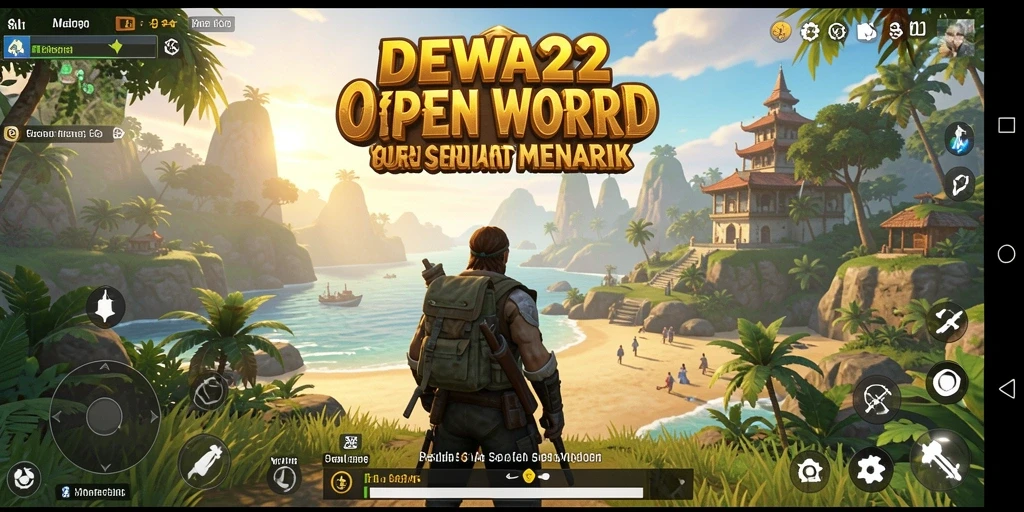 Gameplay DEWA22 yang mengasyikkan dengan eksplorasi dunia yang luas.