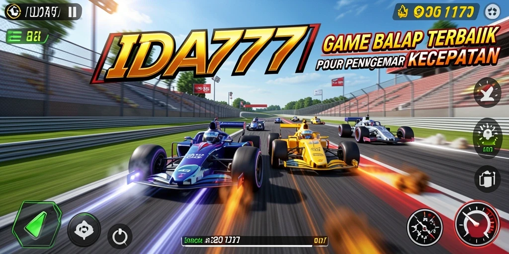 Tangkapan layar gameplay seru dari IDA777 dengan aksi balap mendebarkan.