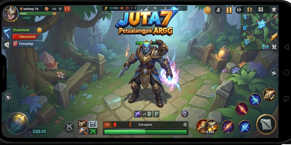 Tangkapan layar gameplay JUTA7 menampilkan aksi pertempuran yang mendebarkan.