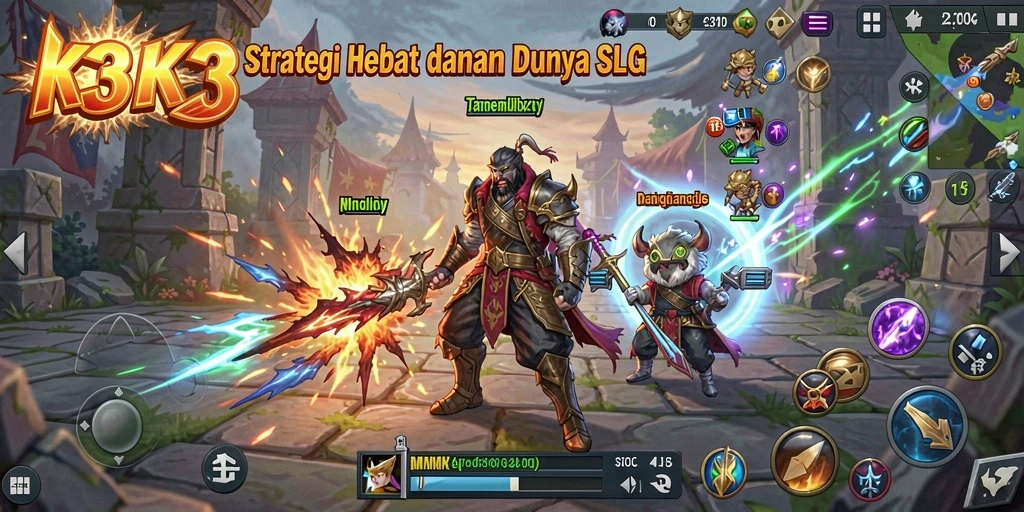 Tangkapan layar K3K3 menampilkan pertarungan strategi yang mendebarkan.