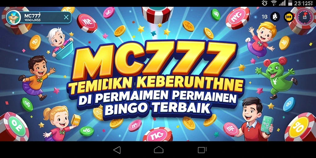 Screenshot gameplay MC777 menampilkan keseruan dalam permainan Bingo.