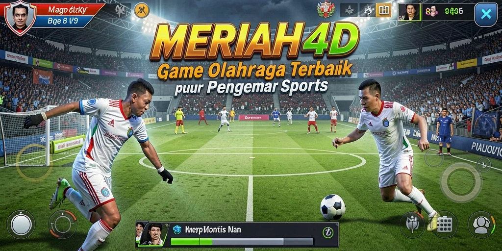 Tampilan gameplay seru dan kompetitif MERIAH4D dalam olahraga.