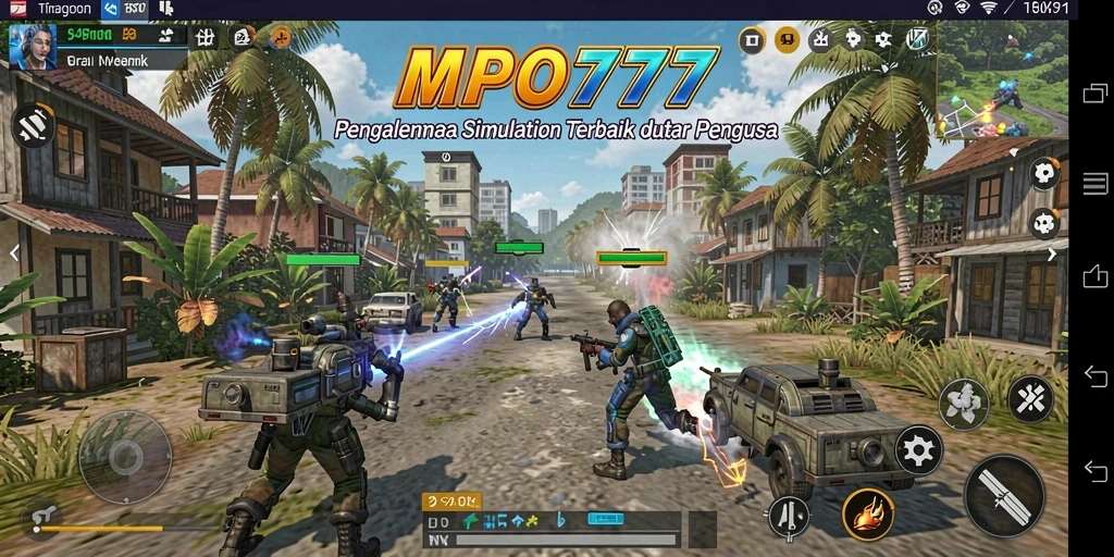 Screenshot MPO777 menunjukkan aksi seru dalam permainan Simulation.