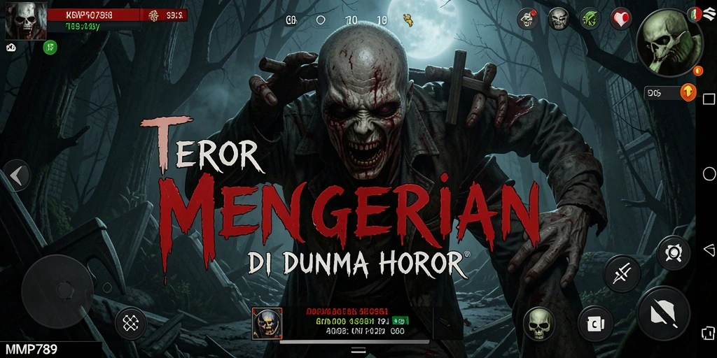 Gameplay horor yang intens dan mencekam dalam MVP789.