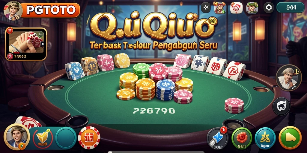 Screenshot PGTOTO menunjukkan momen seru saat bermain QiuQiu.