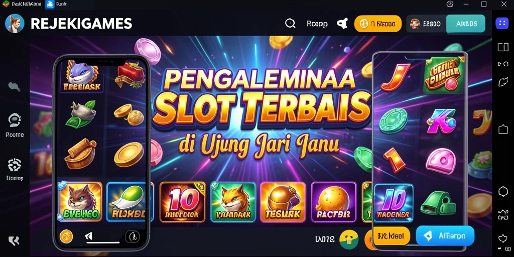 Tampilan screenshot gameplay Slot REJEKIGAMES yang mengasyikkan.