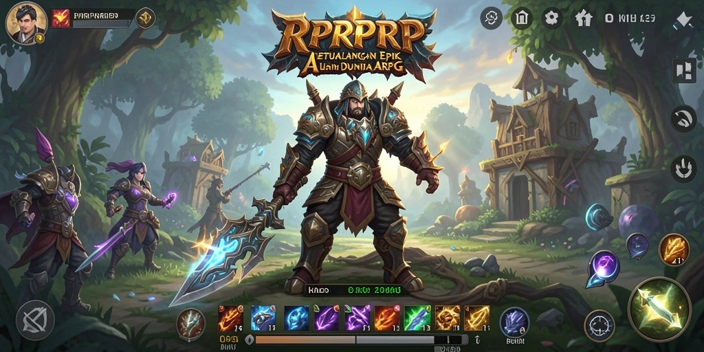 Gameplay menegangkan di dunia RPRPRP yang penuh aksi.