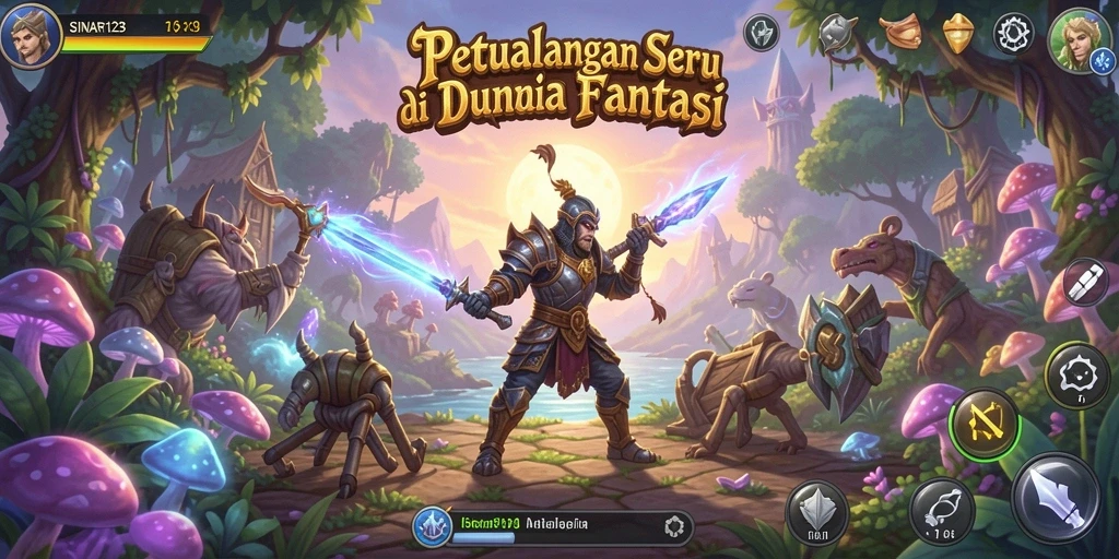 Tangkapan layar gameplay petualangan di SINAR123 yang seru dan mendebarkan.