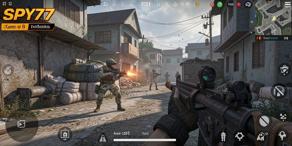 Gameplay SPY77 yang mendebarkan dengan grafis menakjubkan.