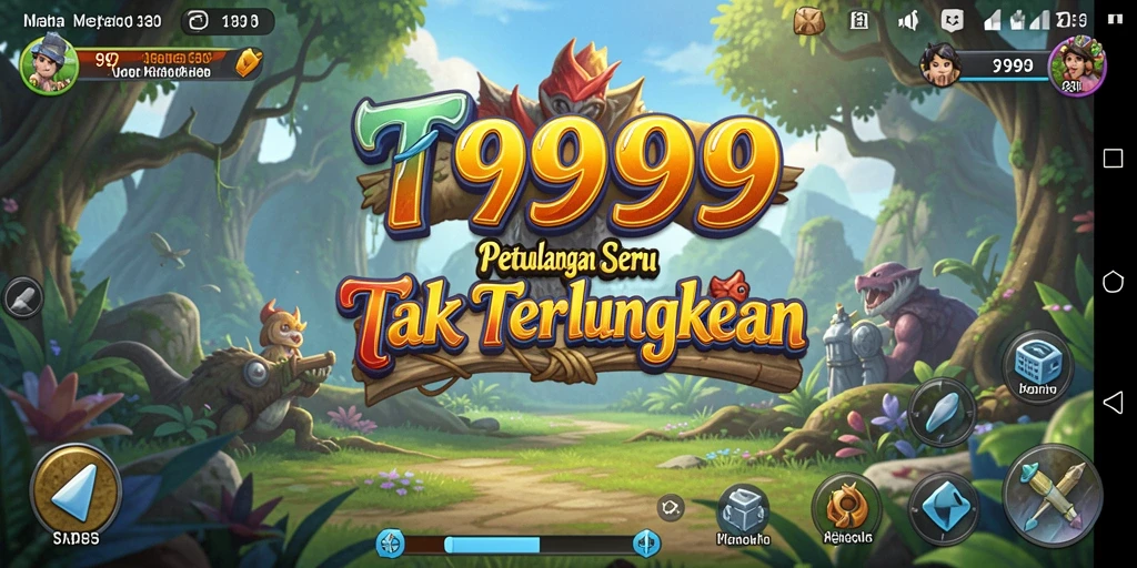 Tangkapan layar dari gameplay T9999 yang seru dan mendebarkan.