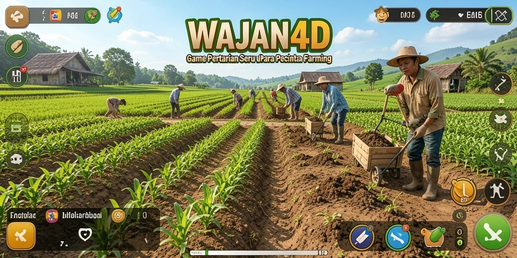 Tampilan gameplay seru dari WAJAN4D yang penuh warna.
