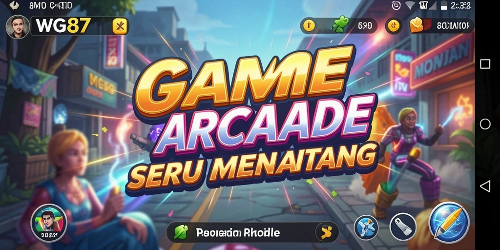Tampilan gameplay seru di WG87 dengan aksi yang cepat.